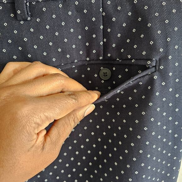 H & M Navy Blue Casual Slim Fit Pants Size 18 - Picture 6 of 9